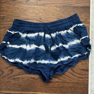 Tie die shorts